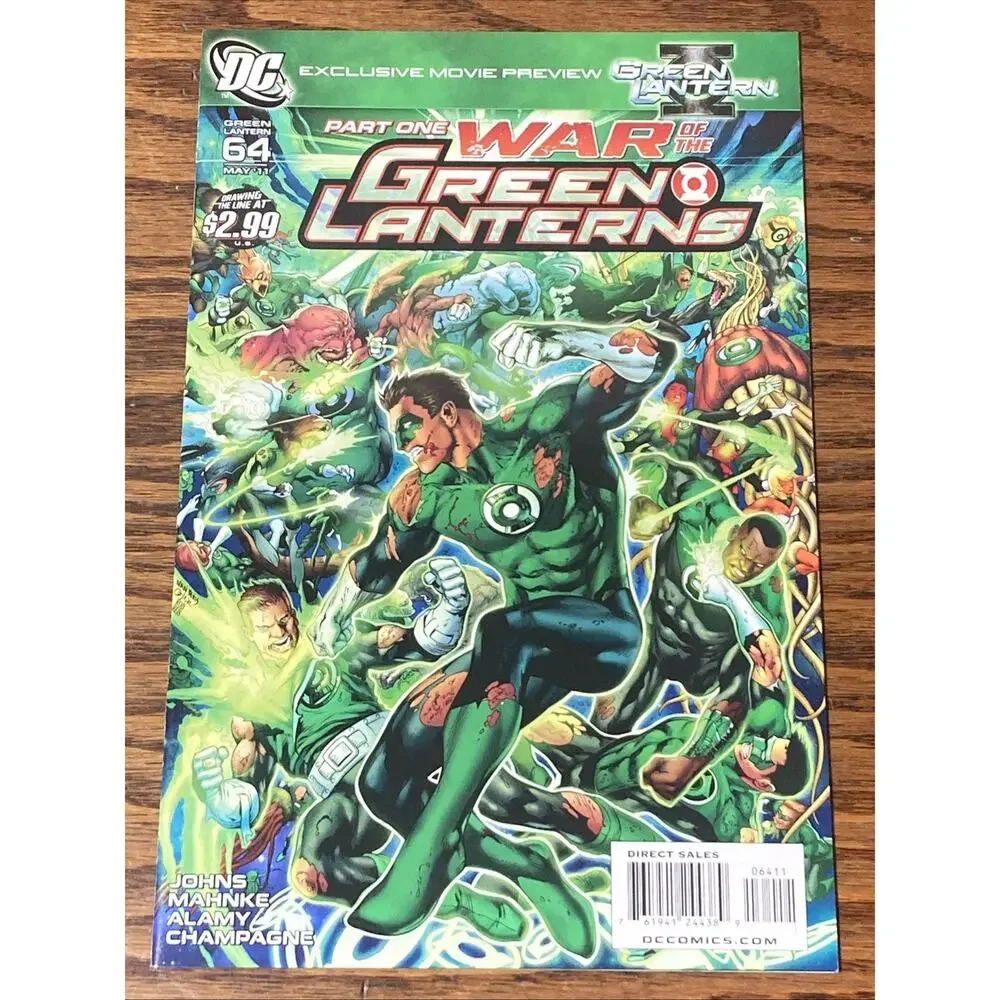 Green Lantern 64 DC Comics Geoff Johns War of Green Lanterns Part 1 Krona 2011